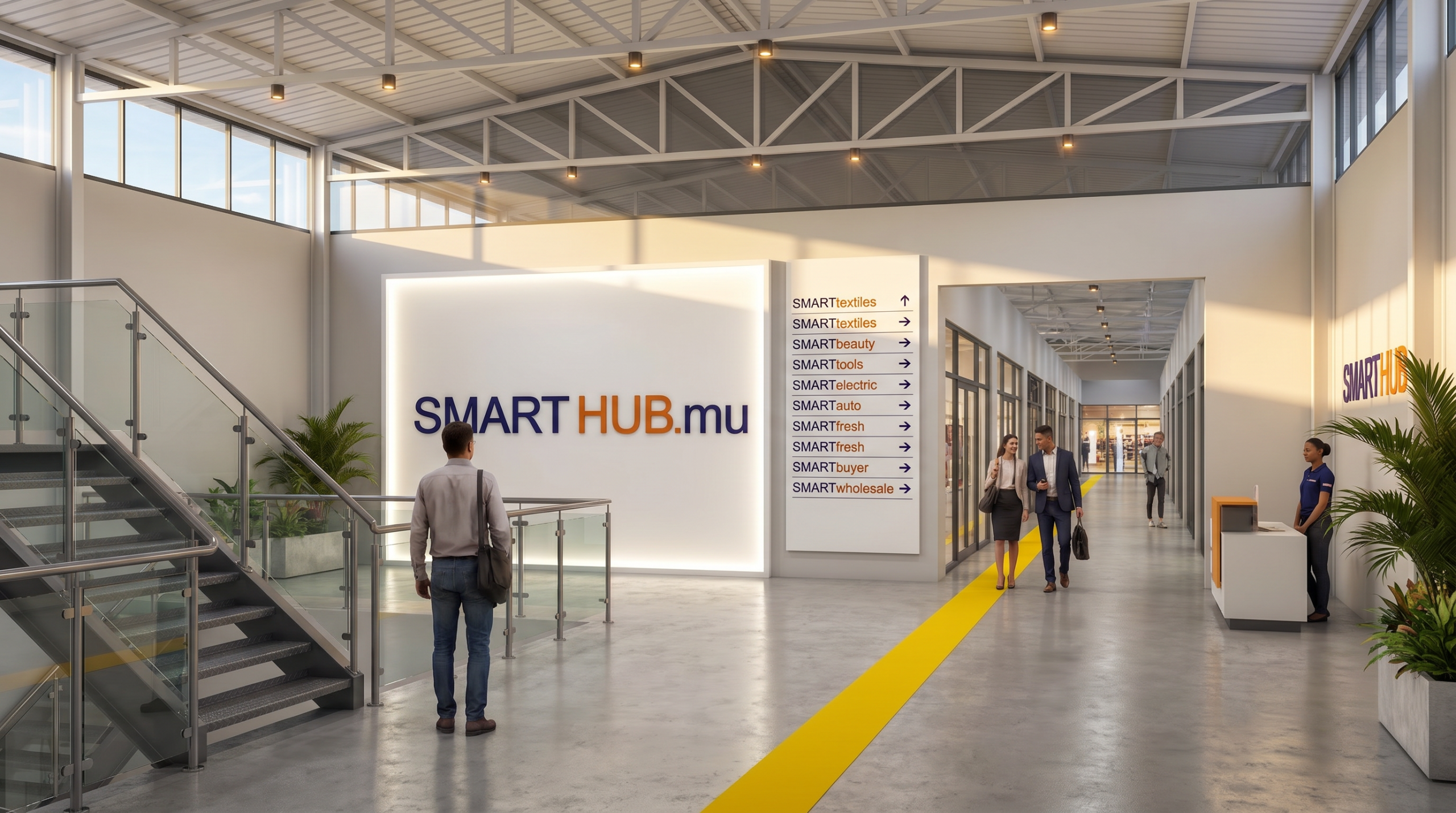 Smart Hub.mu welcome area