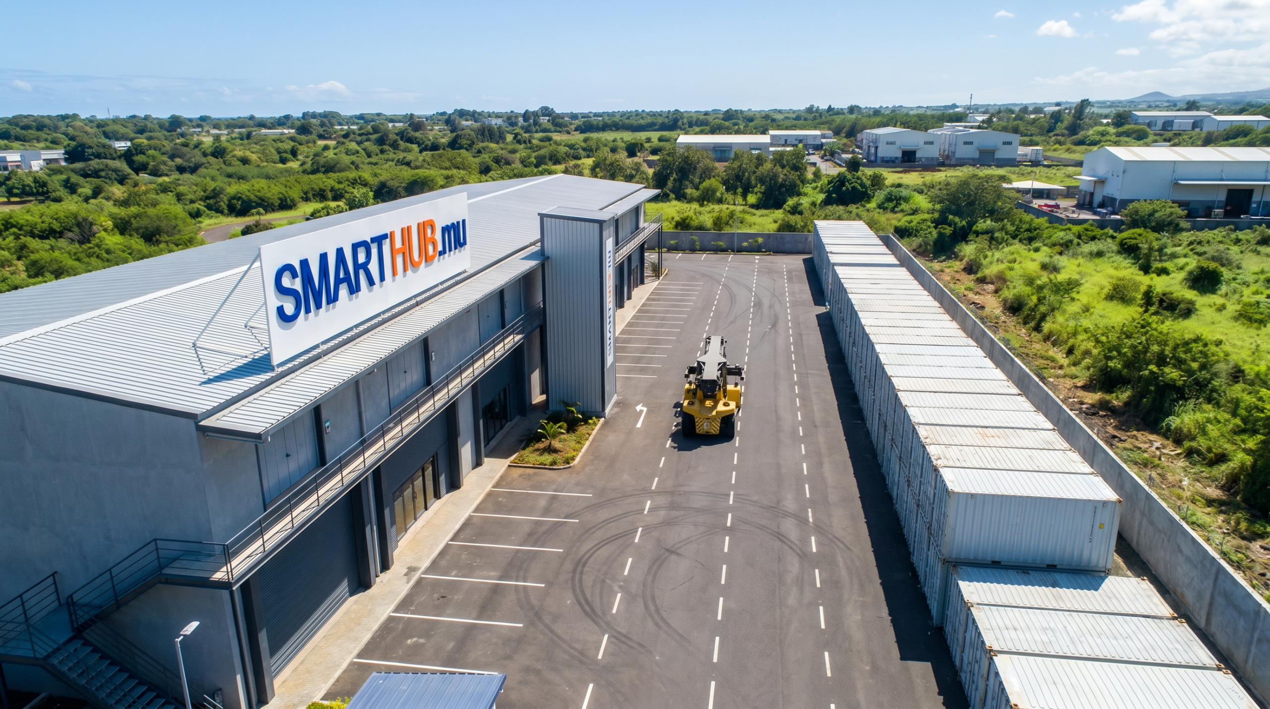 Smart Hub.mu RDR park container yard